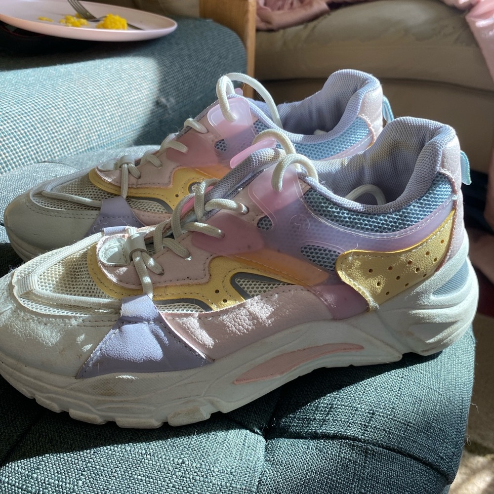 Pastel Multicolor chunky Sneakers